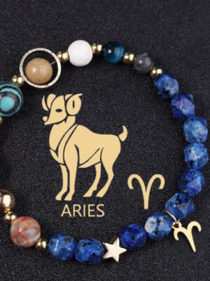 19dea024-e0a2-443e-bcf5-1361713a5397.jpg Twelve Constellations Bracelets Natural Stone Cut Surface Hemp Stone Eight Planets